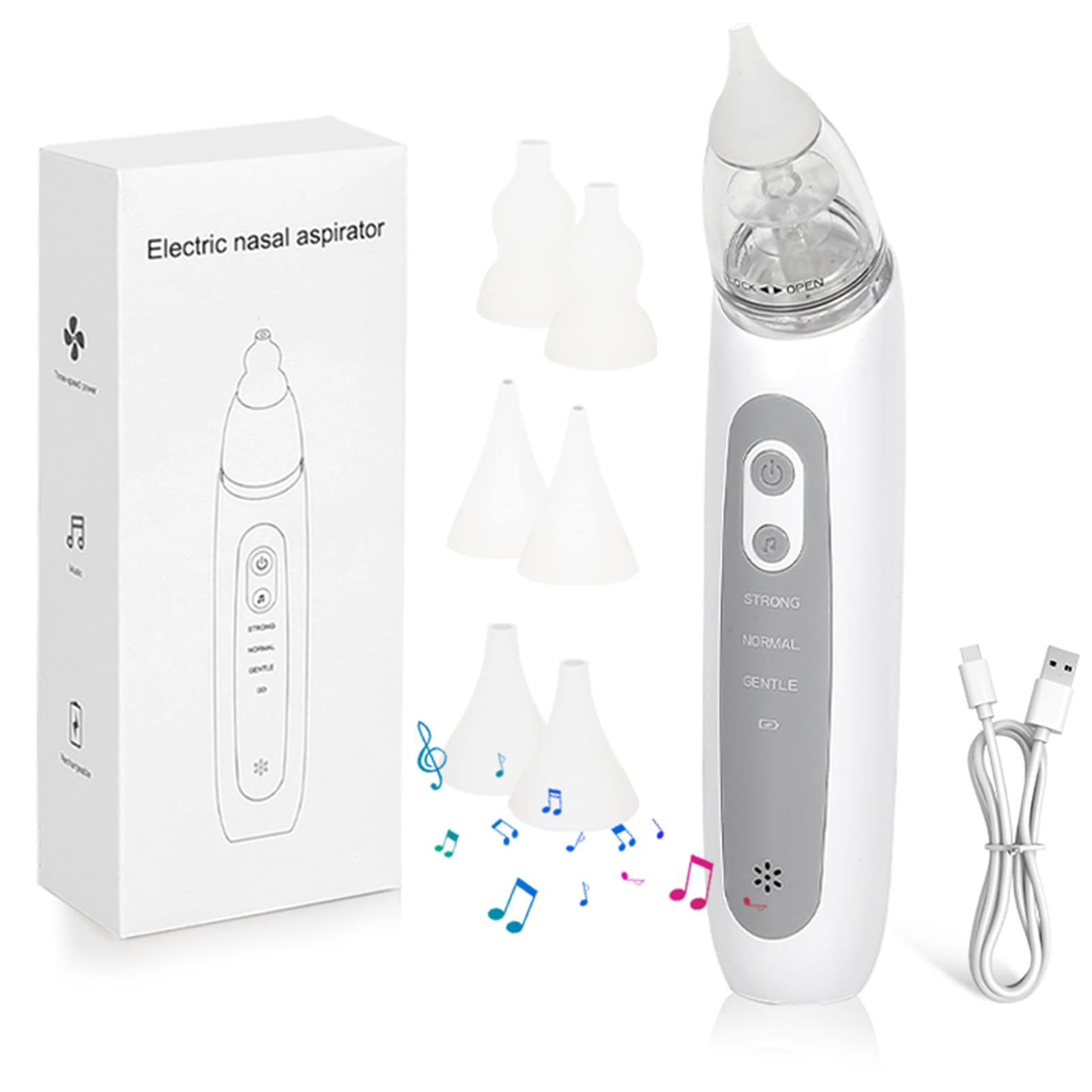 Die 5 Besten Nasensauger Für Babys Elektrisches Nasensauger Baby Mit Musik Und Lichtfunktion