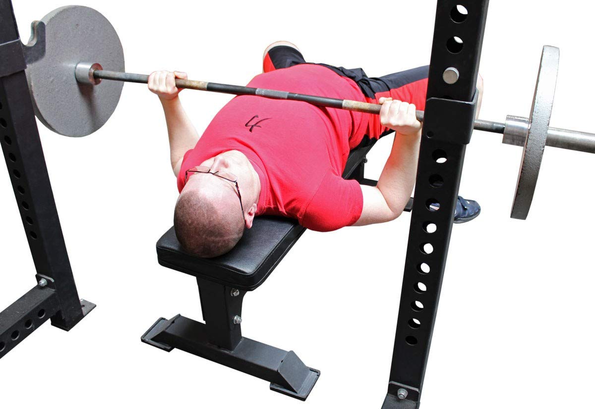 Strengthshop Riot - Panca piatta, estremamente robusta, in acciaio da 3 mm, carico massimo 600 kg