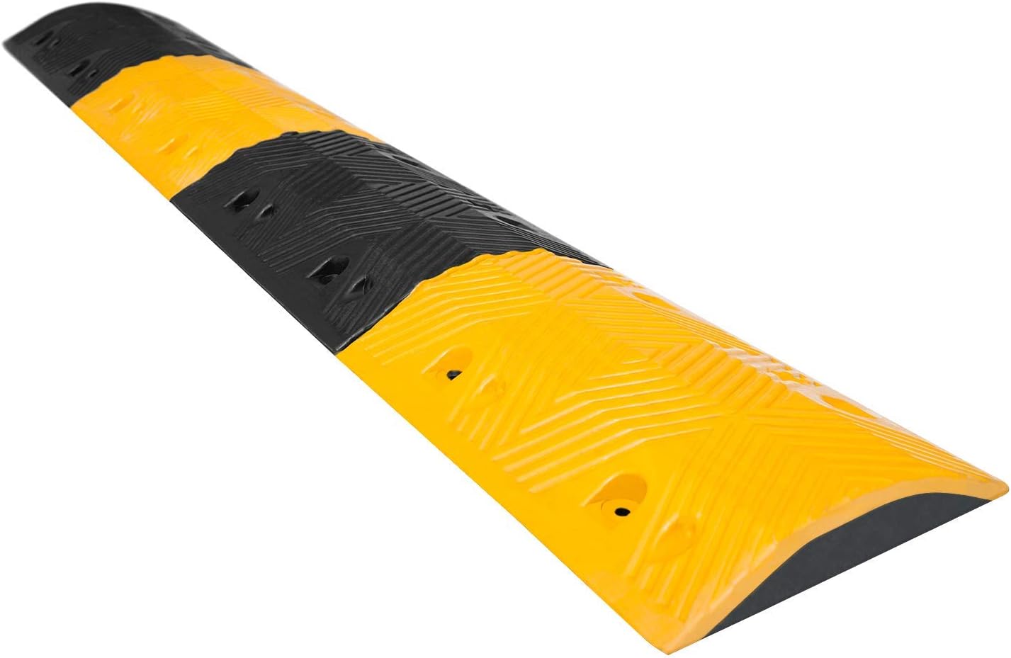Speed Bump Bundle 5mph - Yellow and Black Rubber (9 Metre) - The Workplace Depot