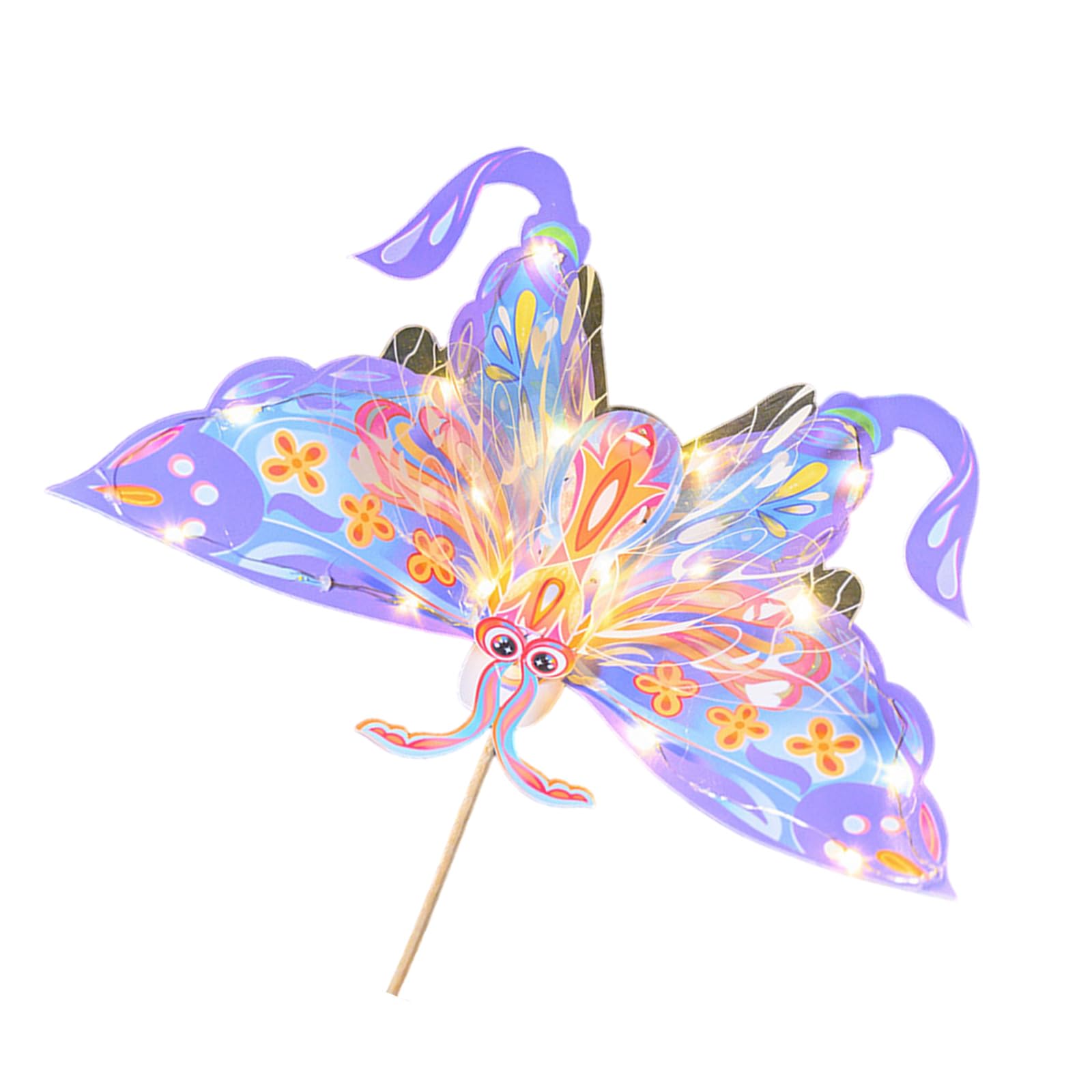 Elnwnnkc Creative Lighted Butterfly Wing Light Alternative Sparkling Butterfly Wing Light Ornament for Festival Unique Designs