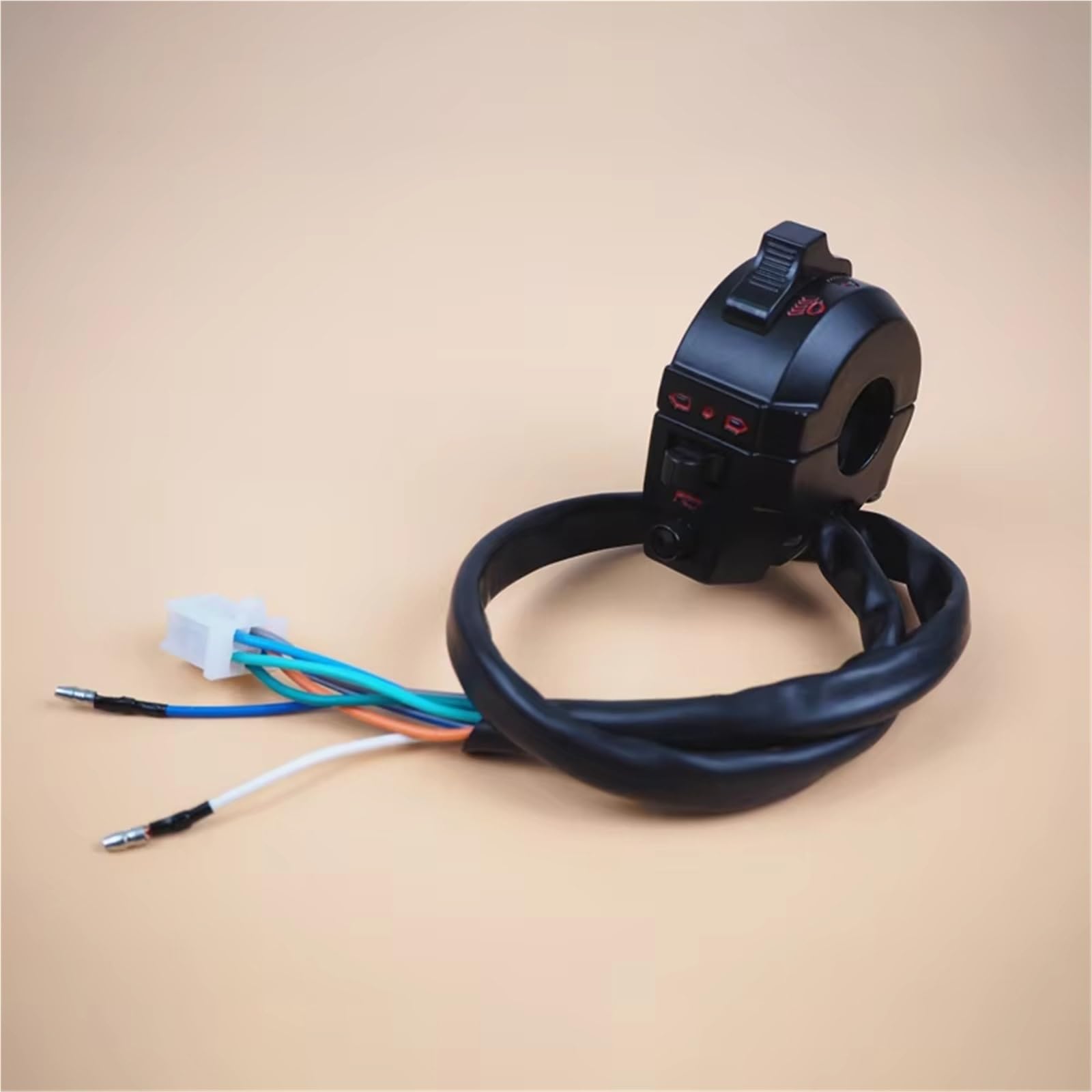 2 Pezzi 7/8""22mm Interruttore Controllo Lato Sinistro Destro Manubrio Motocicletta ATV Abbaglianti/anabbaglianti Interruttori Clacson Indicatori Direzione Interruttore Interruttore Di Accensione a Ch