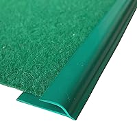 Vista 1 de MBROS Tira de borde de alfombra extra larga, tira de umbral de suelo autoadhesiva cortable para puerta, azulejo de madera a alfombra