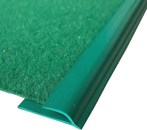 MBROS Tira de borde de alfombra extra larga, tira de umbral de suelo autoadhesiva cortable para puerta, azulejo de madera a alfombra