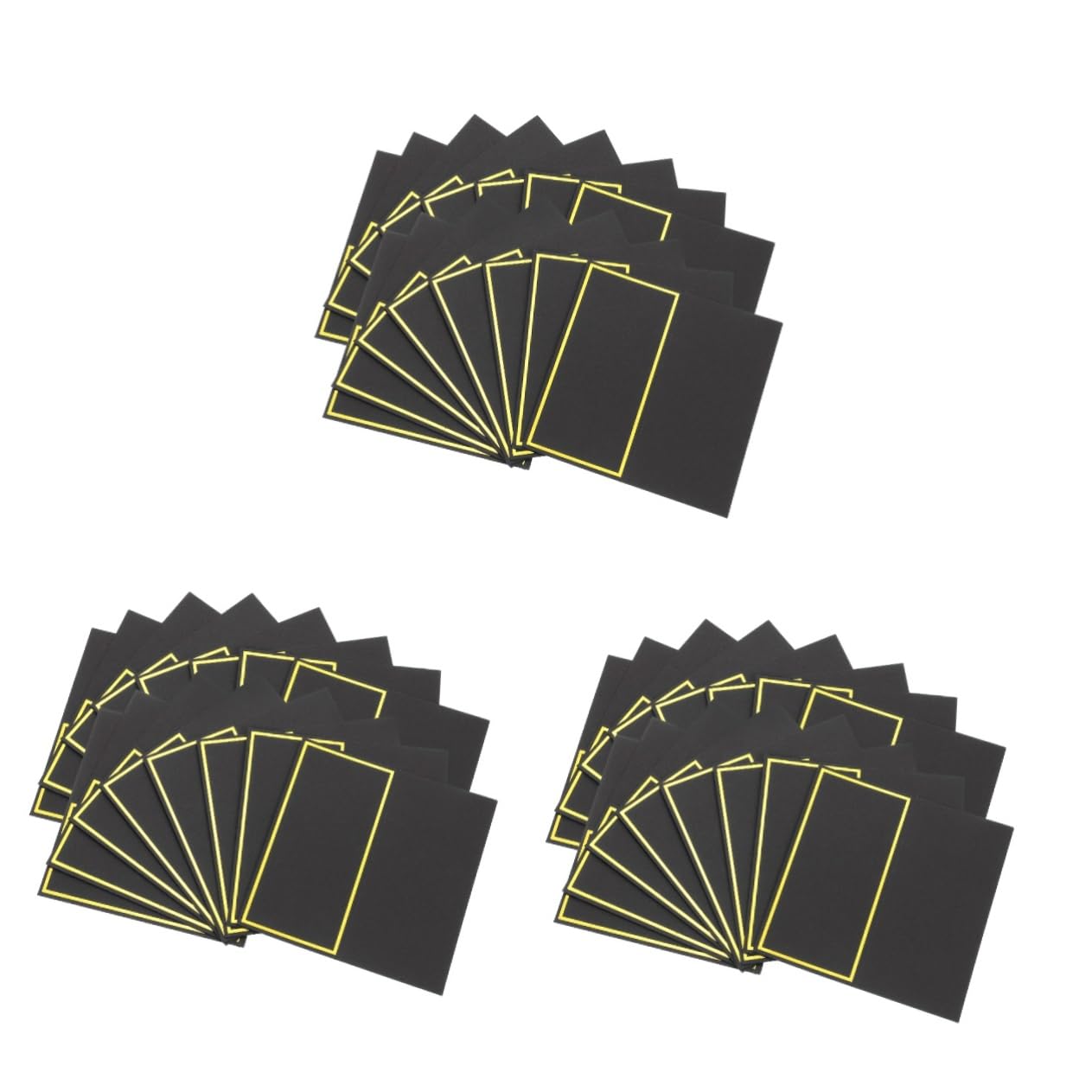 SEWACC 150stücke Hochzeitsplatzkarten Mit Goldfolienprägung Elegante Tischkarten Für Bankette Partys Und Besondere Anlässe Blanko Namenskarten Zum Beschriften Für Tischdekoration