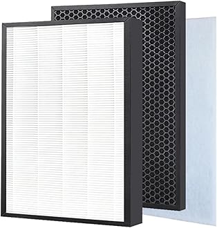 F-ZXKP90Z F-ZXFD70Z Replacement HEPA and Carbon Filter ,Compatible for Panasonic Air Purifier F-VXK70M F-VXK90H F-VXK90M