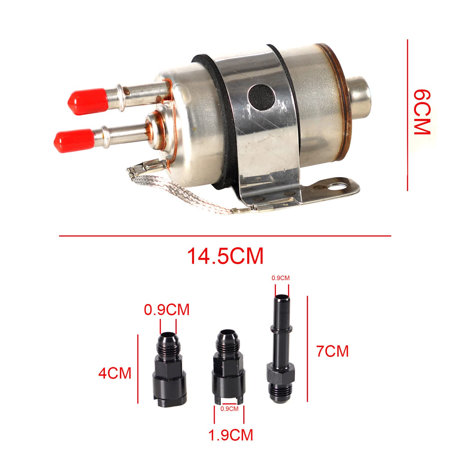 Amazon.com: INGKAN Electric Fuel Pump w/Fuel Filter Regulator 