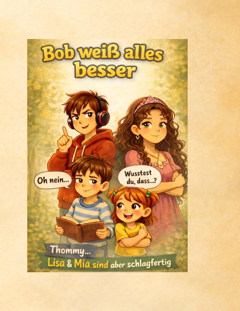 Bob weiß alles besser: Thommy, Lisa und Mia sind aber schlagfertig