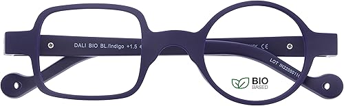 Miniatura 1 de lentes de lectura para presbicia para lectores anti luz azul para hombre y mujer. Tacto de goma, patillas flexibles y lentes antirreflectantes.