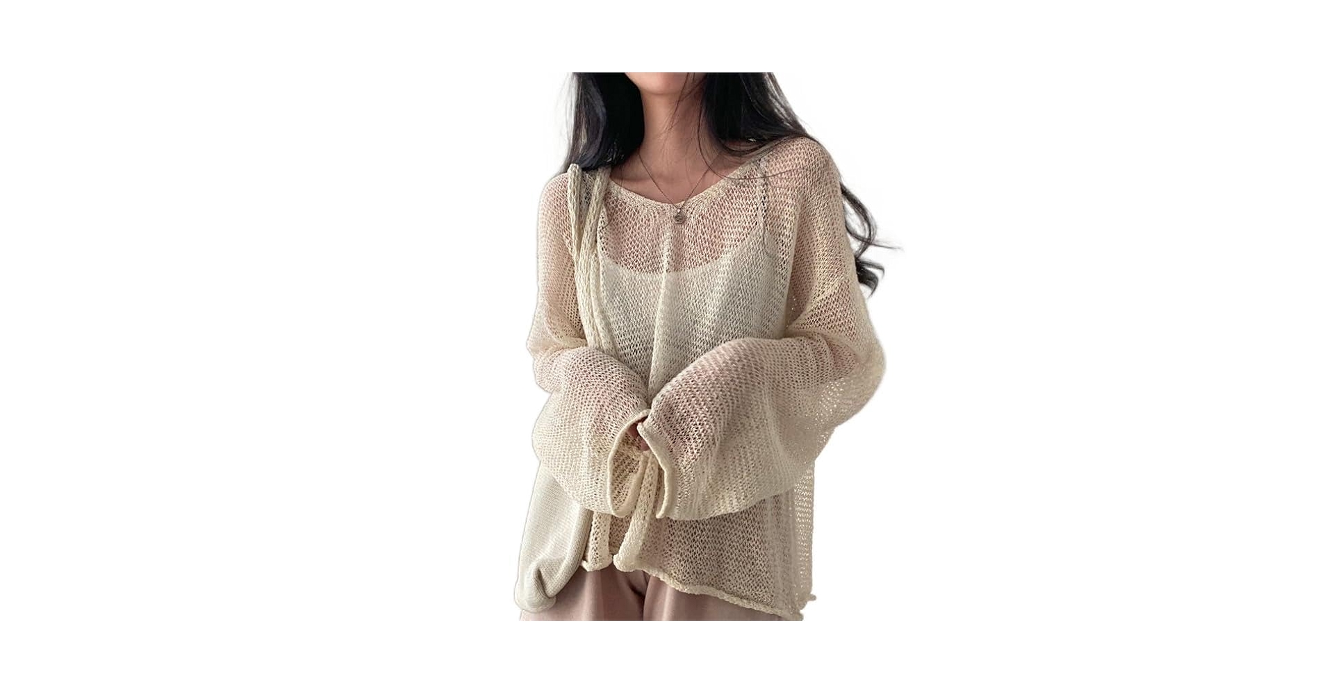 Coquette Aesthetic Crochet Top Casual Blouse Fairy Grunge
