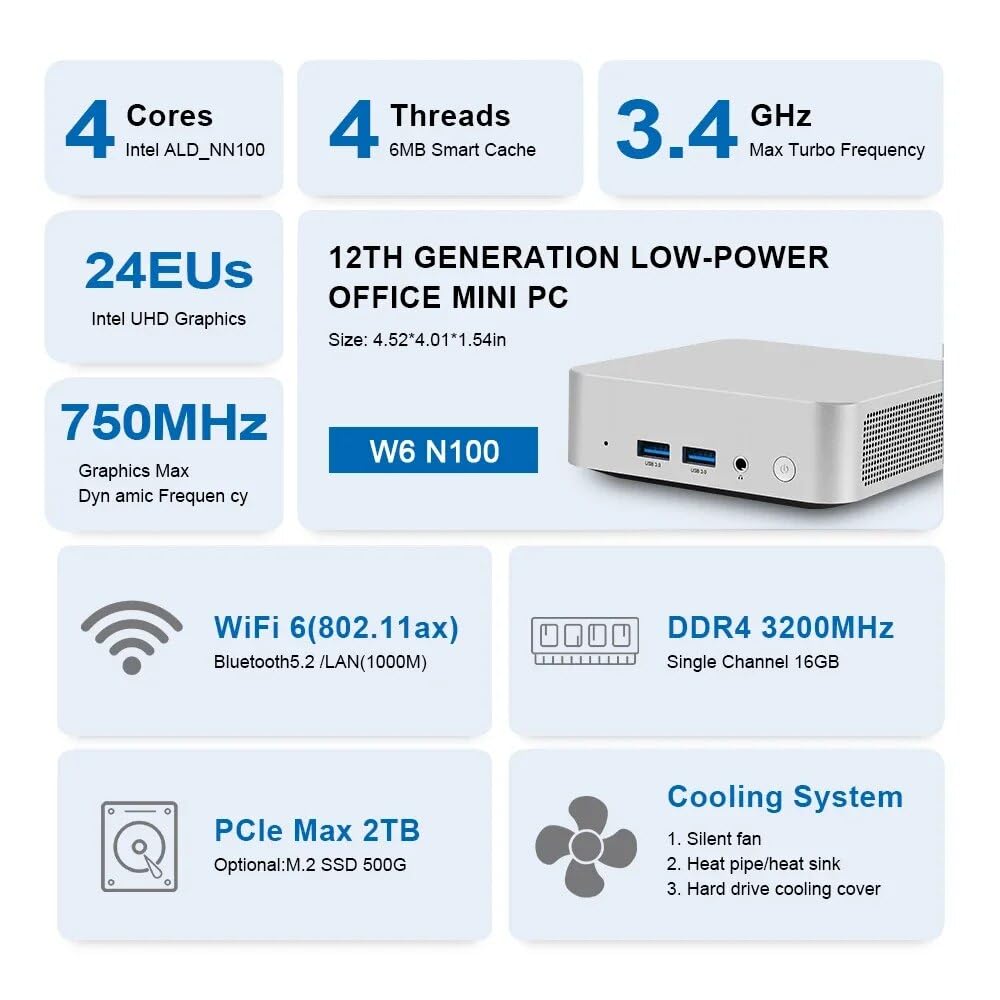 Amazon.co.jp: GZBOXミニPC 小型pc 16GB RAM 512GB SSD Windows