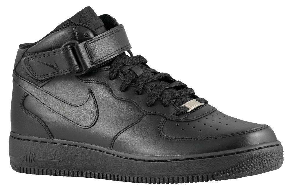 NIKE Zapatillas NIKE Air Force 1 Mid (GS) Negra Mujer 38,5 Negro