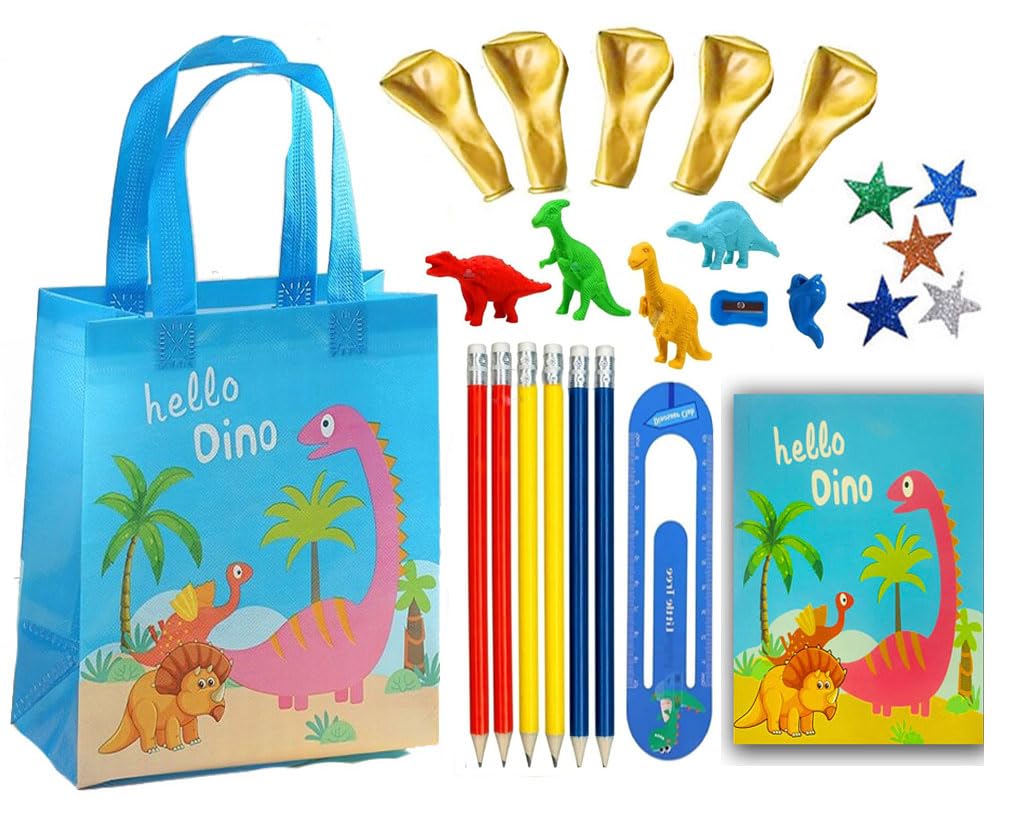 SHUDAUSHI® Dinosaur Theme Stationery Gift Set for Kids 3D Large Capacity Pencil Pouch with Dinosaur Theme School Stationery Party Favor Return Gift Set for Kids Dinosaur Theme Birthday Gift (Style 1) (B0CTQKYK78) Amazon Price History, Amazon Price Tracker
