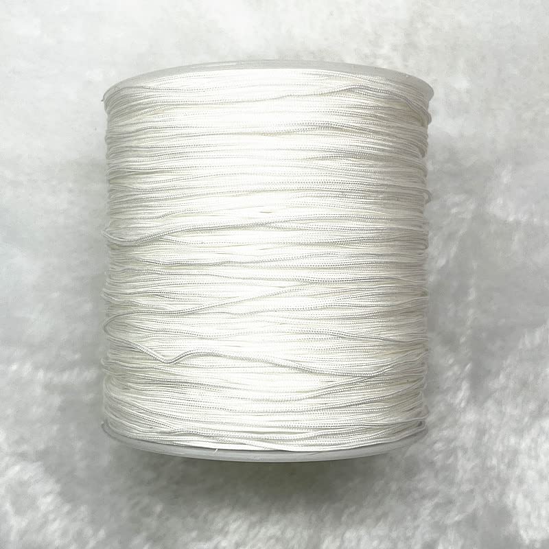 300 Yards/Rolle 1,0 mm Nylonschnur Faden Knoten Makramee Schnur Armband geflochtene Schnur DIY handgemachte Quasten Perlenschnur Faden (Color : 36)