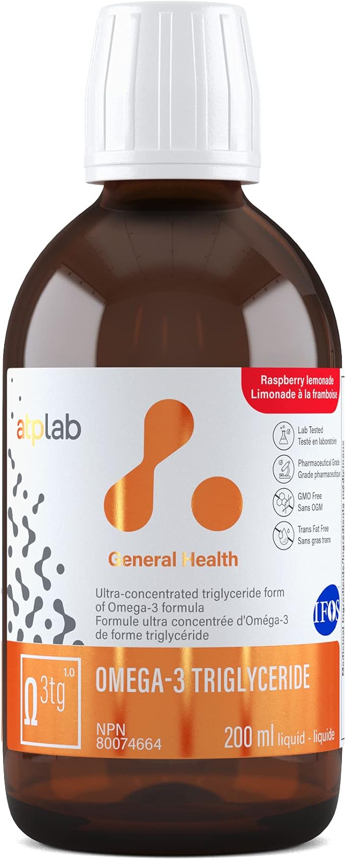 ATP LAB Omega3 Triglyceride 200 ml UltraConcentrated Triglyceride Form of