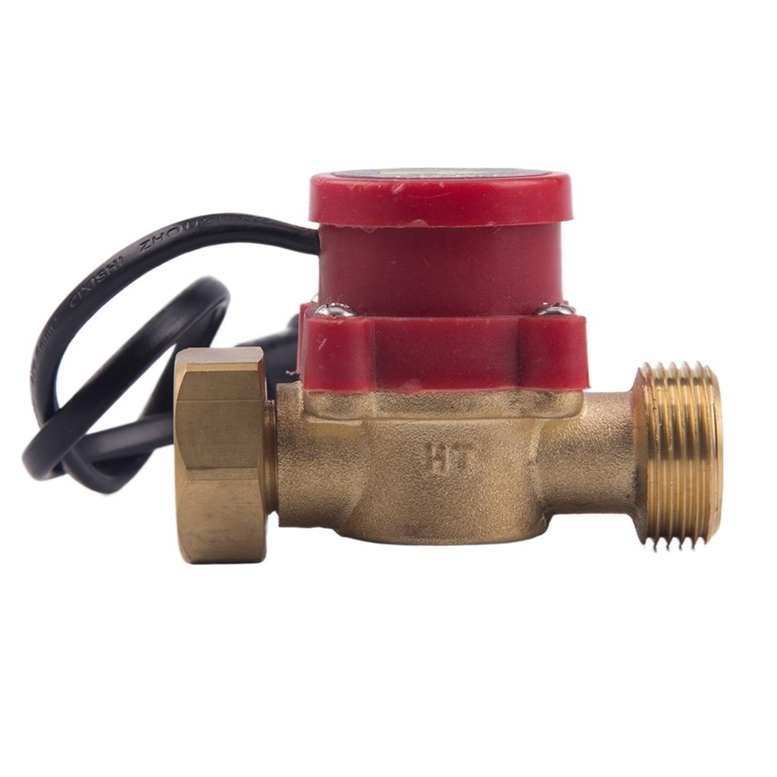 1 pieza de 60 W, interruptor de sensor de flujo, amplificador de presión de latón, válvula de control automático, piezas de repuesto for bomba de agua(HT-120 32MM-20MM)