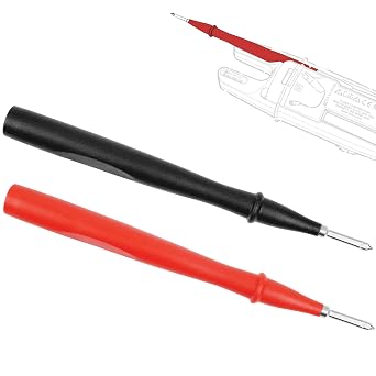 ZIBOO ZP1 Slim-Reach Flat Blade Test Probe with Stainless Steel Tip, 1000V Voltage, 10A Current, Compatible with TP1 T5-1000 T5-600 T6-1000 T6-600 Electrical Voltage Continuity Current Tester