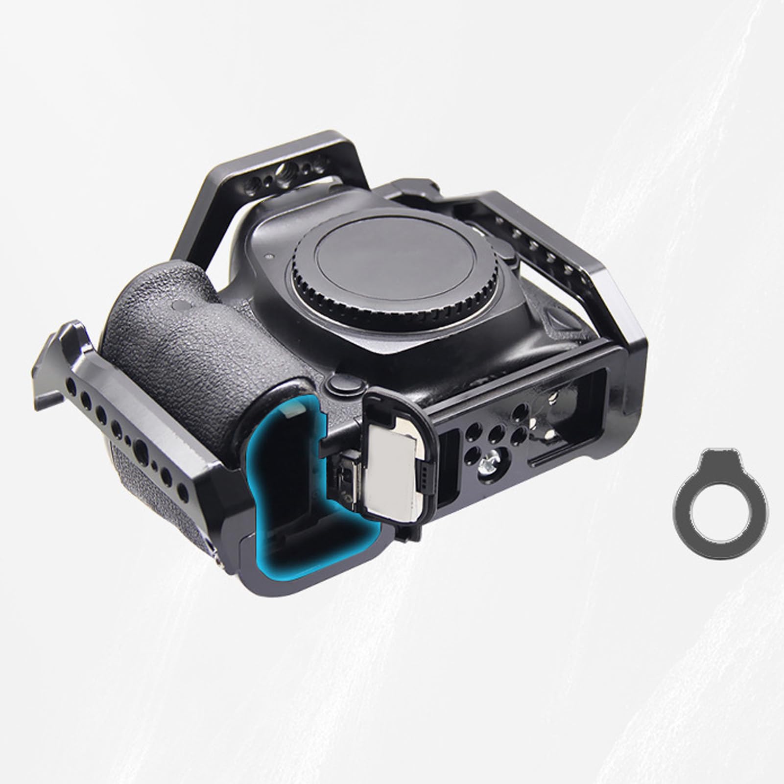 Amazon | 5DMark3 5DMark4用カメラフルケージ、1/4ネジ穴、3/8ネジ穴