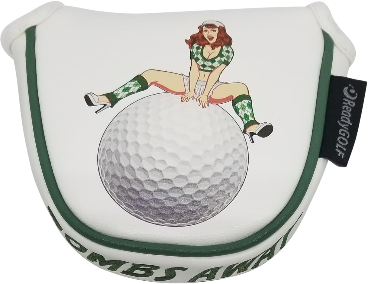 Bombs Away! Embroidered Putter Cover - Mallet by ReadyGOLF