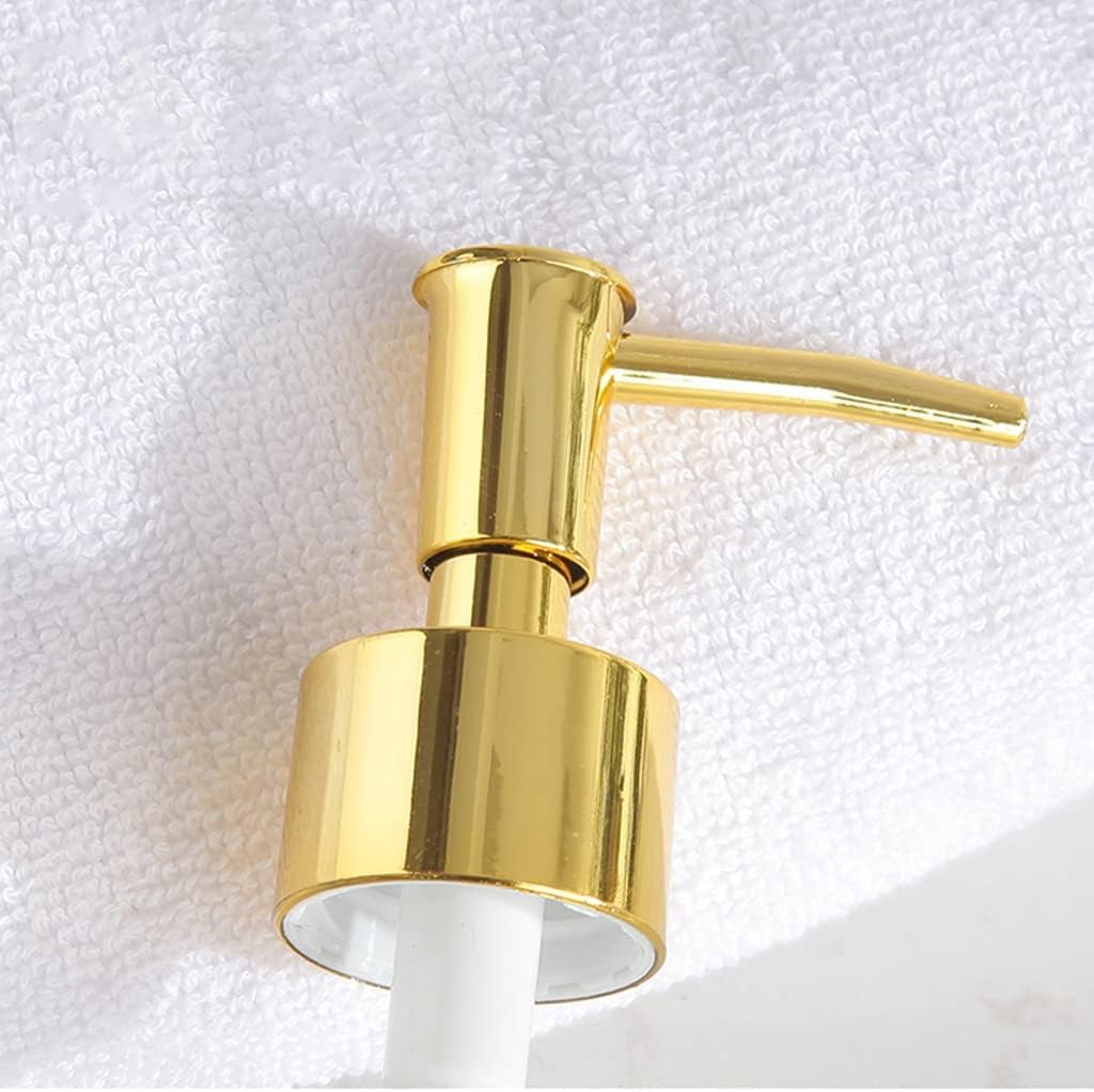 Large Capacity Glass Soap Dispensers Soap Pump with Leak Proof Pump Refillable Liquid Dispensers Lotion Bottle 13.5oz/400ml for Bathroom Lotion Bottle (B)