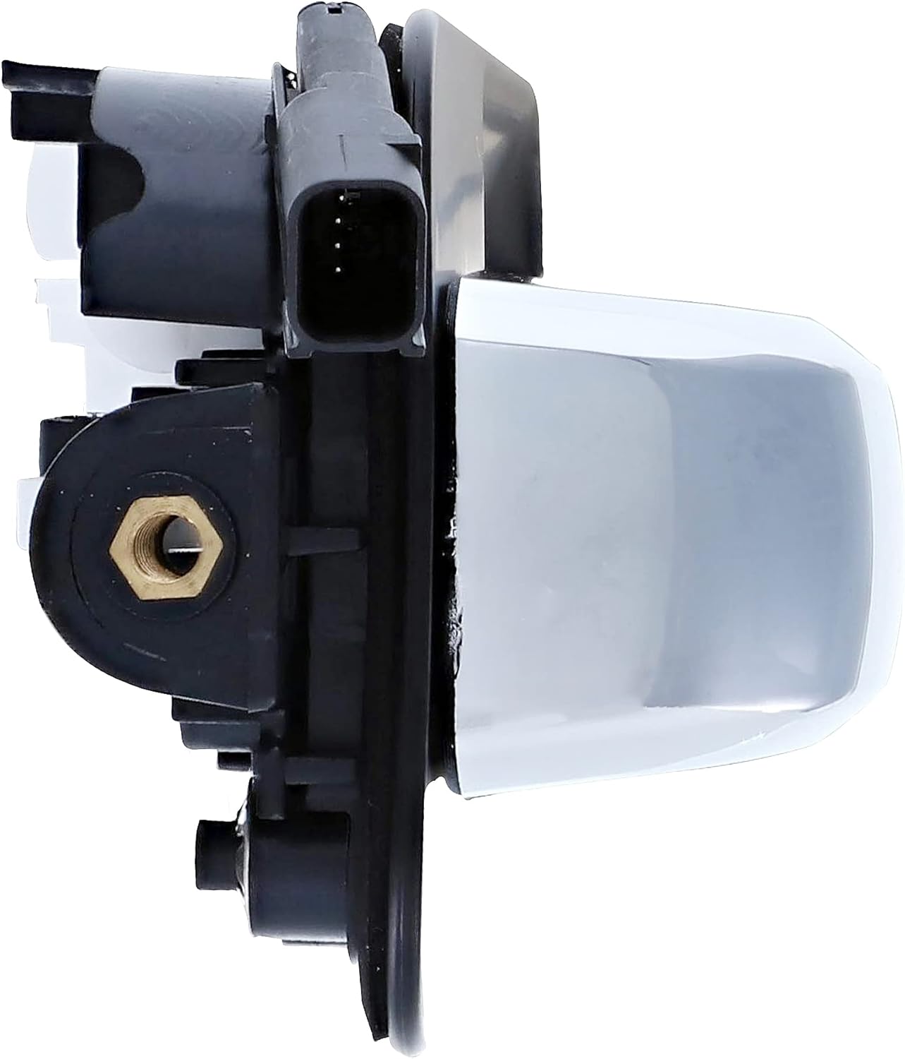 Dorman 97942 Front Passenger Side Exterior Door Handle Compatible with Select Ford Models, Black and Chrome
