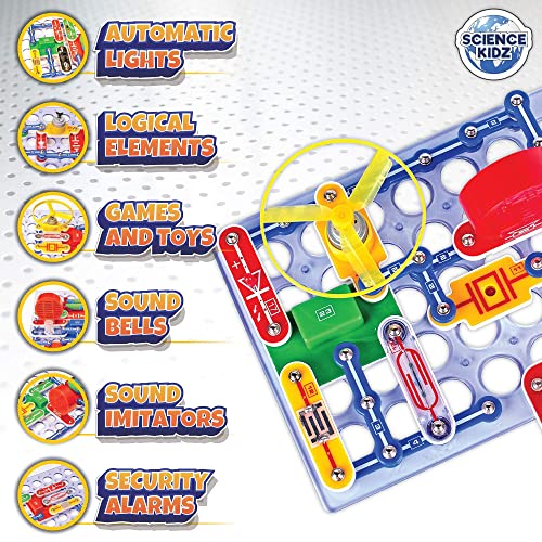 Science Kidz Electronics Kit - Electric Circuits - 188 - Science Experiments Set For Kids Age 5-10 - Educational STEM Toys - Image 4
