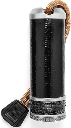 Exotac ripSPOOL Lightweight Bushcraft and Survival Complete Field Repair Kit and FireCord Lanyard for First Aid, Fire-Starting, Tool Creation,