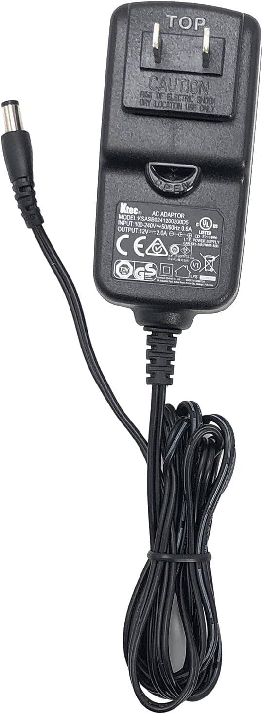 Genuine Ktec KSASB0241200200D5 24W 12V 2A AC Adapter 5.5 mm Power Supply Electronics