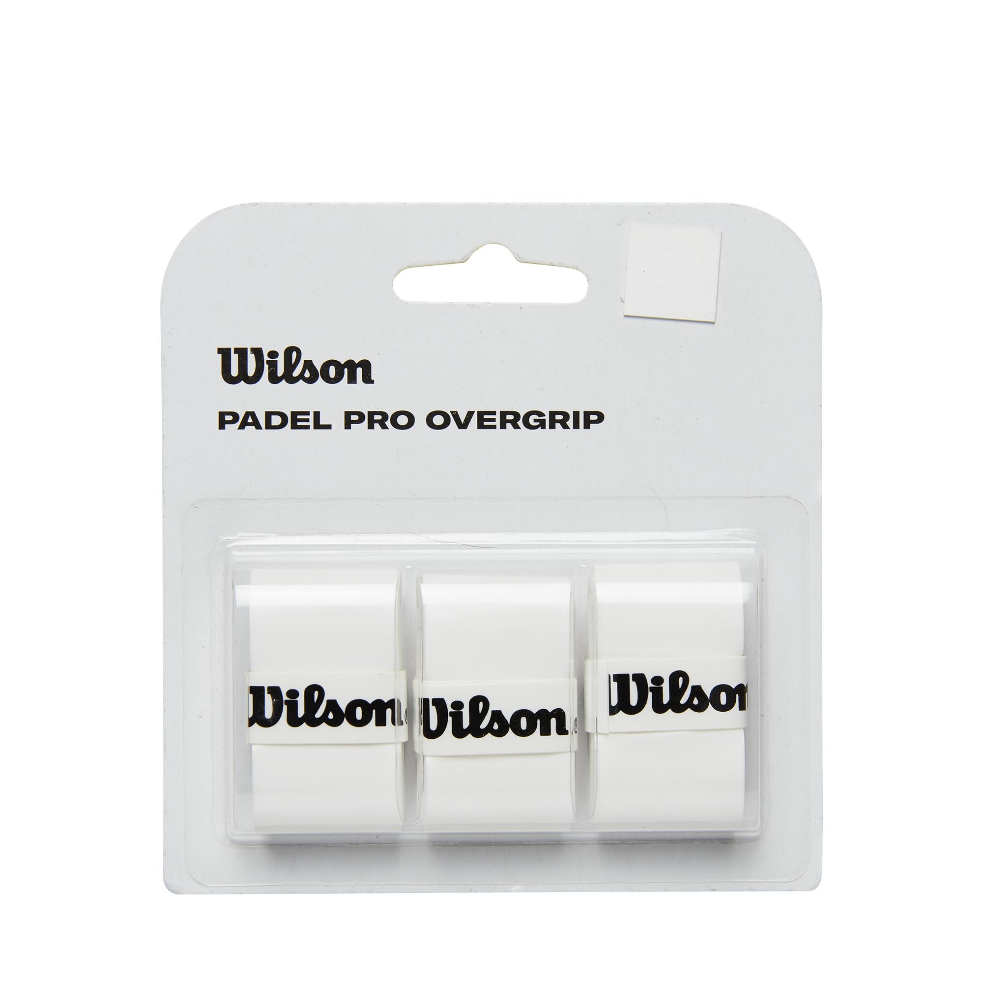 Wilson Padel Pro Overgrip, Beyaz, 3'lü paket, WR8416301001