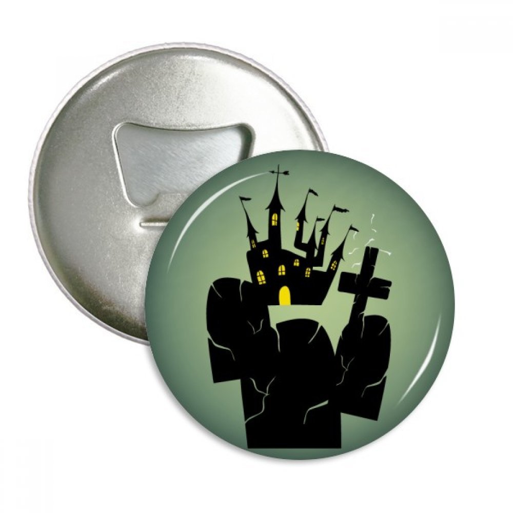 Bouton pins badge Halloween cimetière pour éviter de perdre votre ouvre-bouteille de cuisine