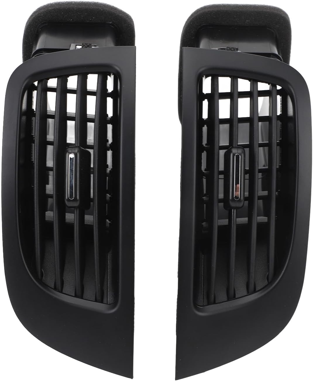 Acouto 1 Pair Front Center Air Vent 974401X500WK Dashboard AC Outlet Grille Replacement for Forte 2008-2012 Touch Switch Black Plastic Flush Mount 2 Positions