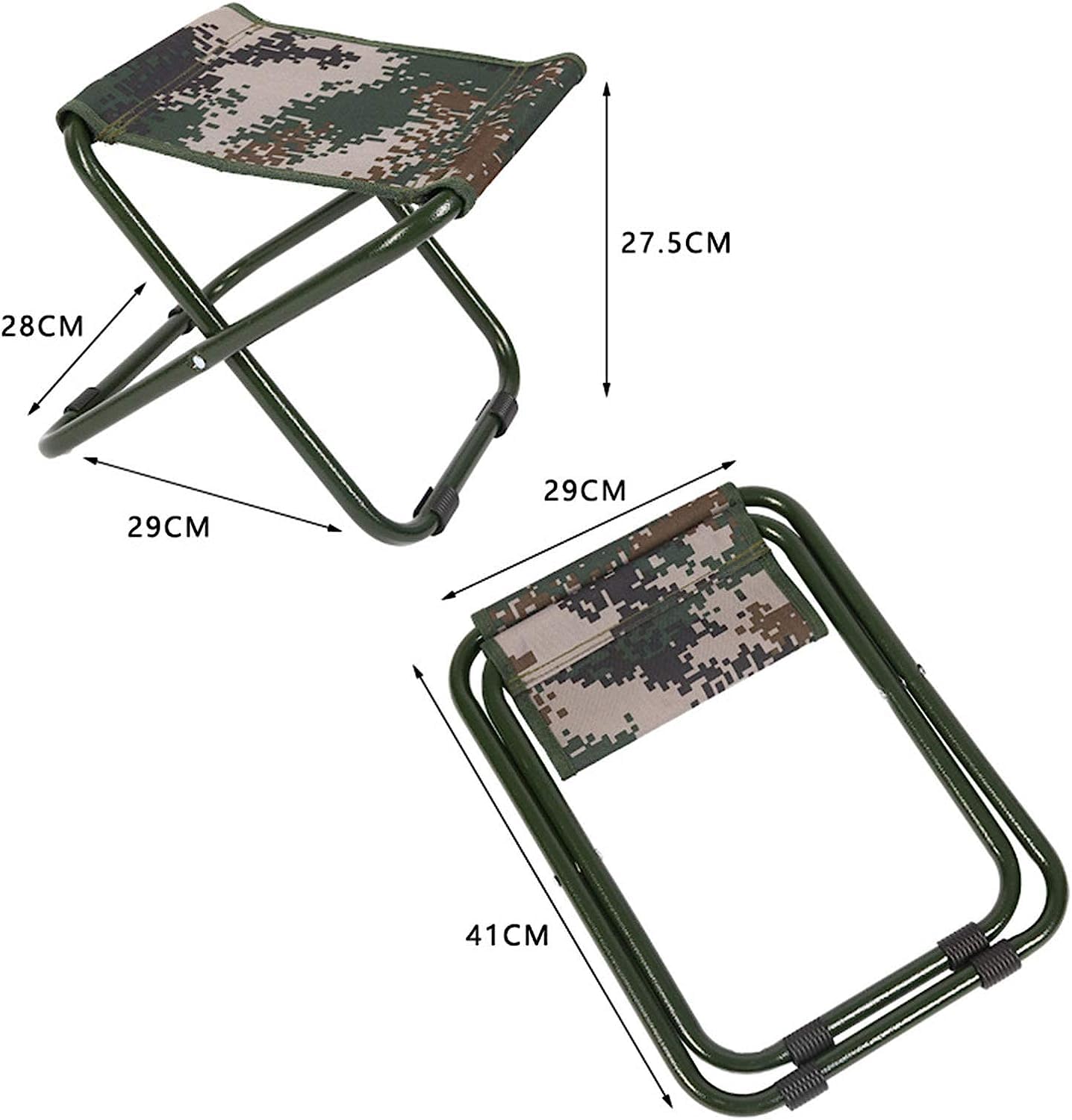 sgabello da campeggio, Poggiapiedi pieghevole da spiaggia multiuso portatile for esterni, panca piccola, sedia pesca for la casa