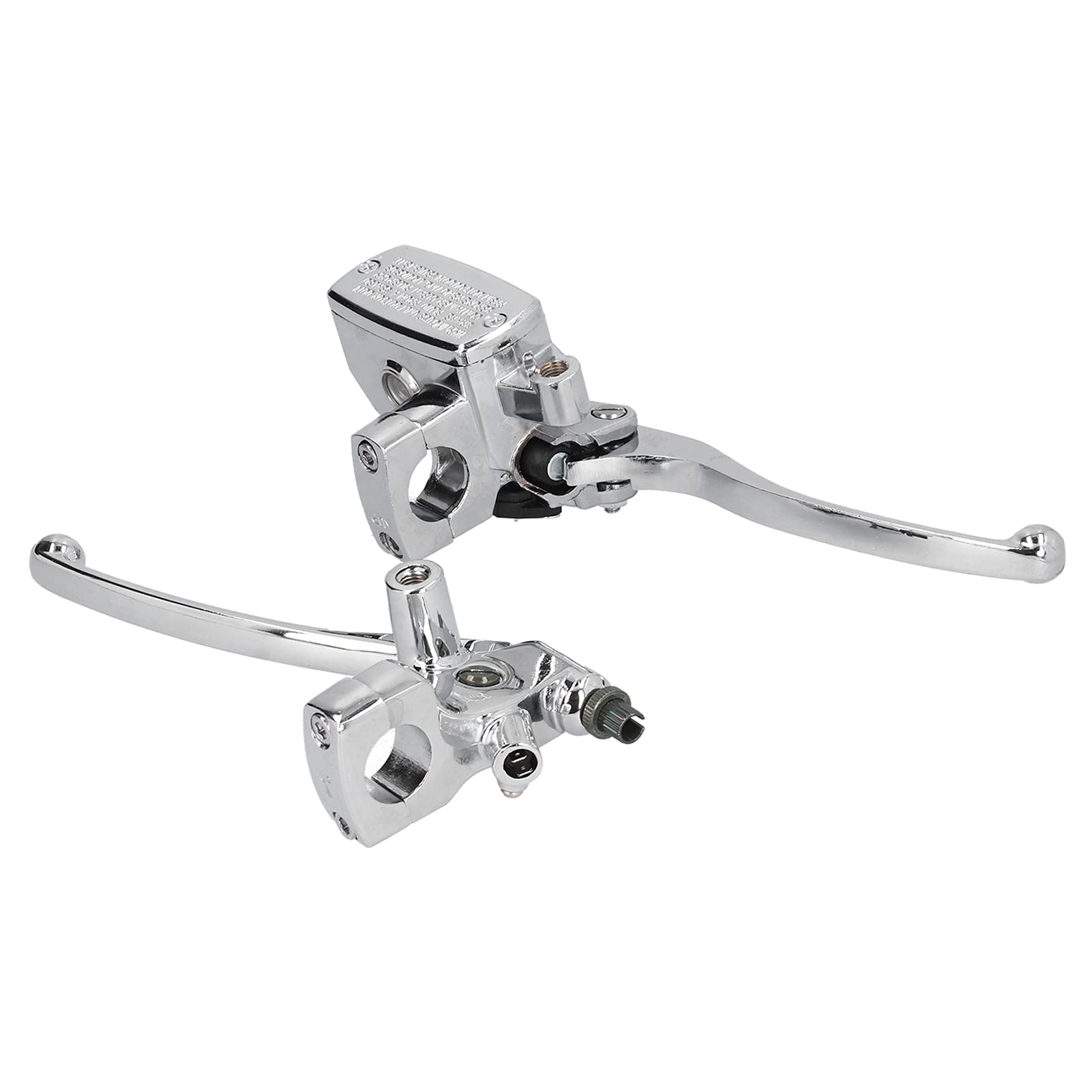 Levier d'embrayage et de frein moto universel Walmeck en alliage d'aluminium - Paire de 2 pièces