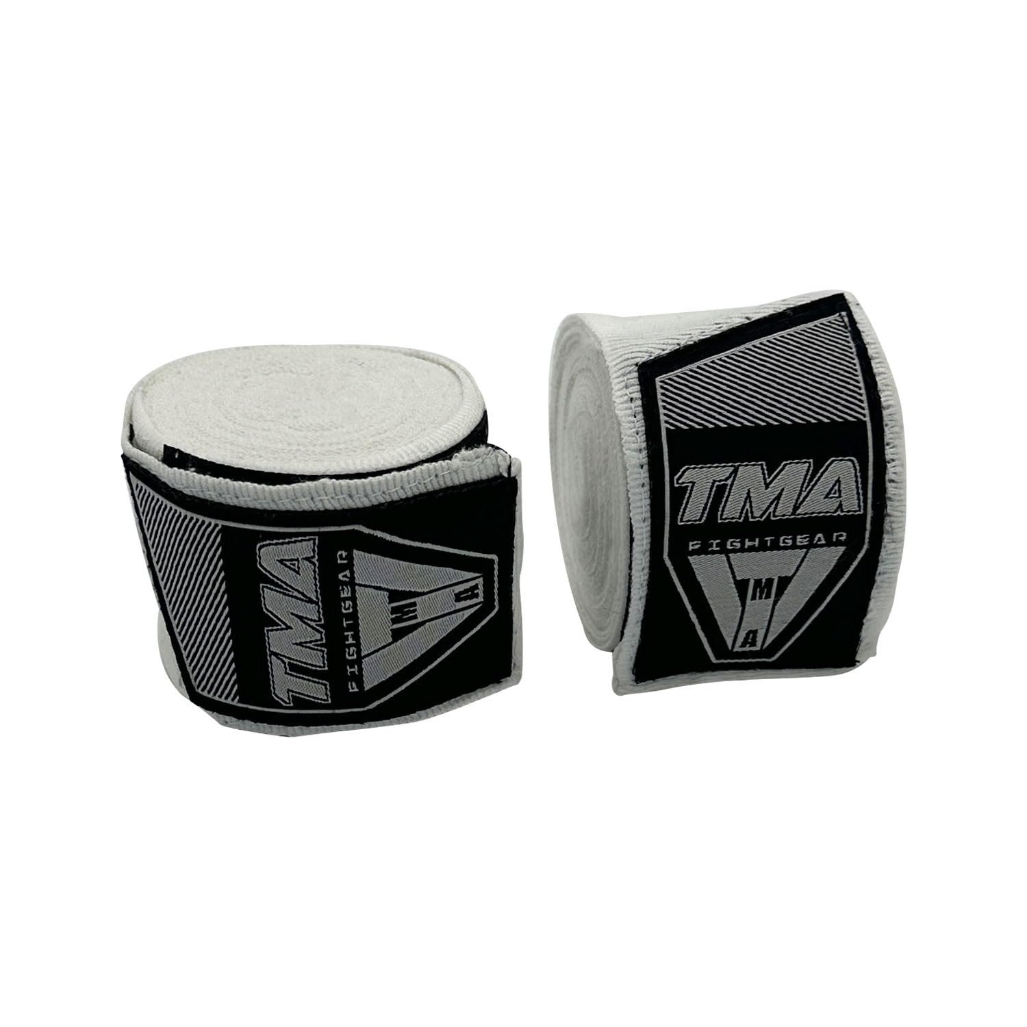 TMA Boxing Hand Wraps Inner Gloves, 180 Inches Elasticated Thumb Loop Bandages, Men Women Mexican Style Under Mitts Wrist Hand Protection, MMA Kickboxing Martial Arts, Punching Training (White)