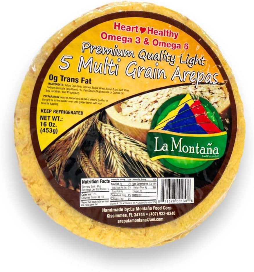 Arepas Colombianas (Arepa Integral/Multi Grain Arepas)