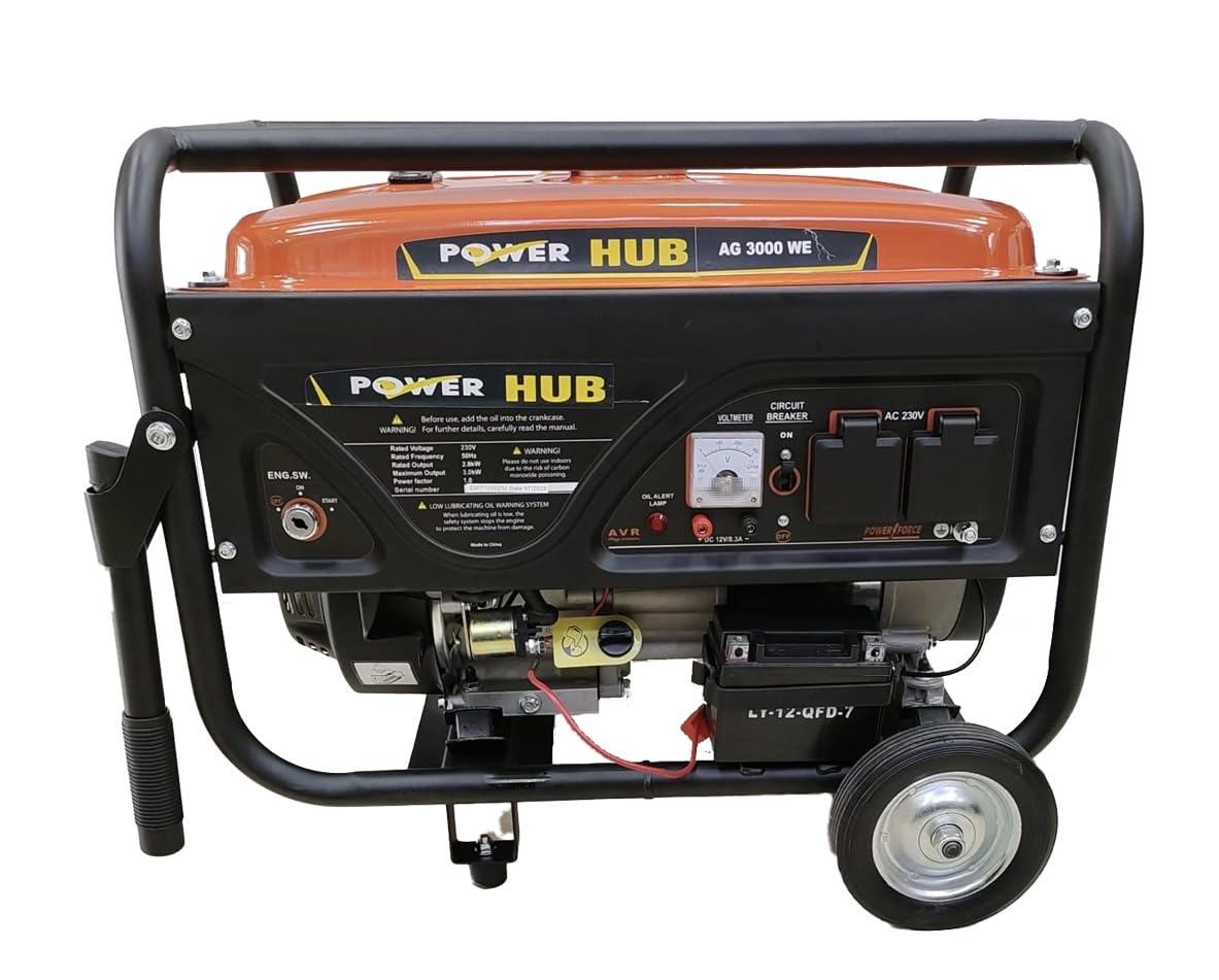 POWER HUB AG3000-3000W Self Start Generator With 1 Year Warranty Life Time Service (B0CWB6HLGP) Amazon Price History, Amazon Price Tracker