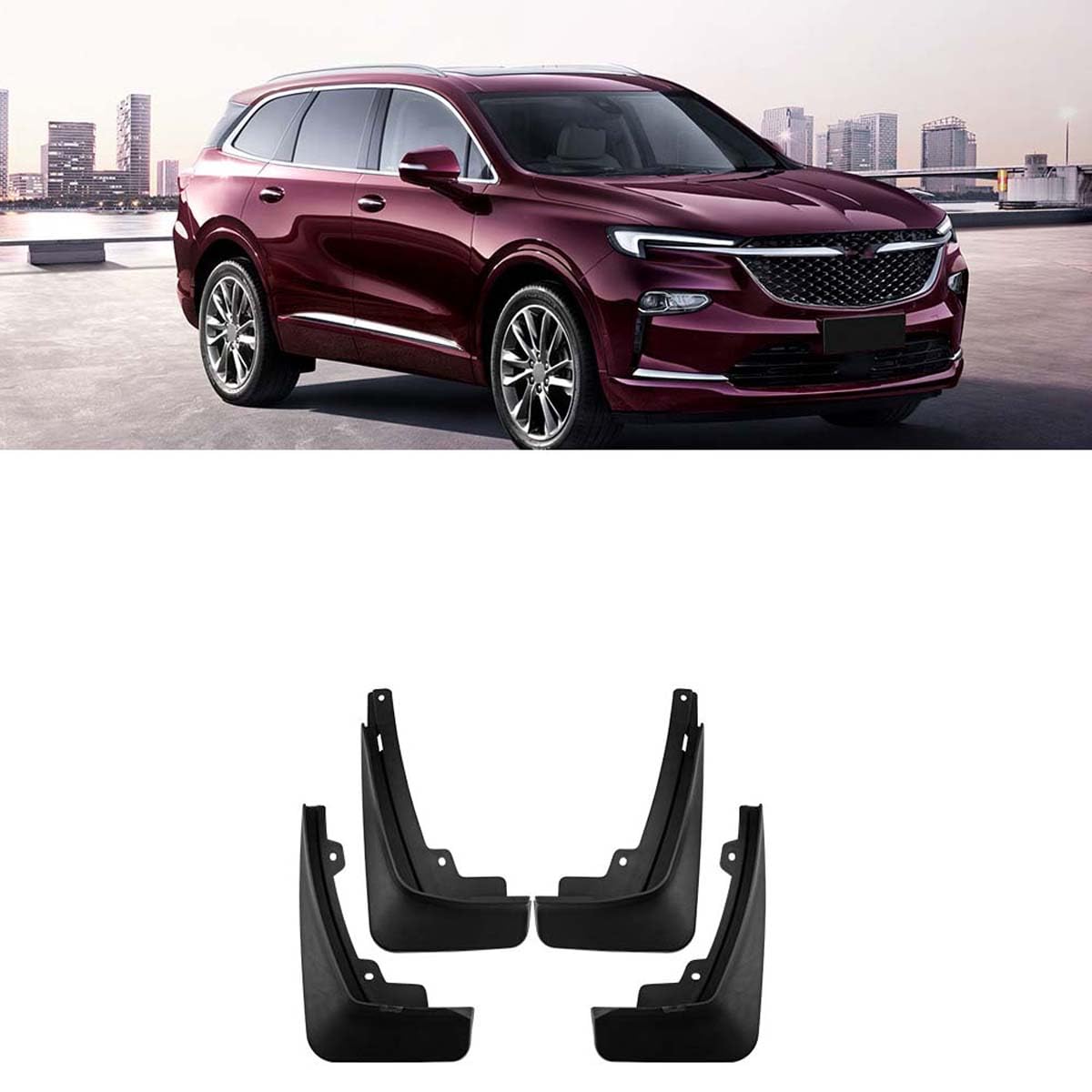 Garde-boue pour Buick Enclave 2020-2022 : bavettes de protection d'origine pour carrosserie auto