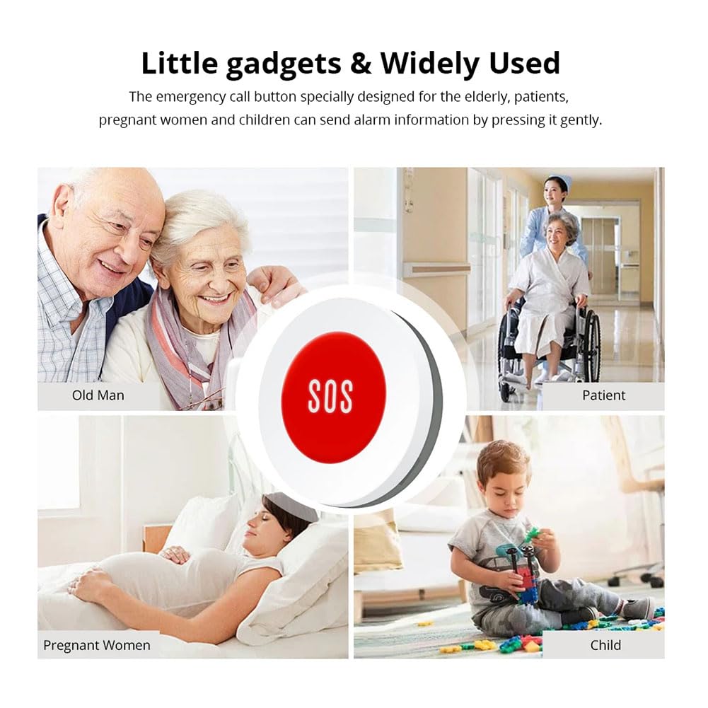 Tuya Smart ZigBee SOS Botón Sensor Alarma Emergencia Interruptor Control remoto