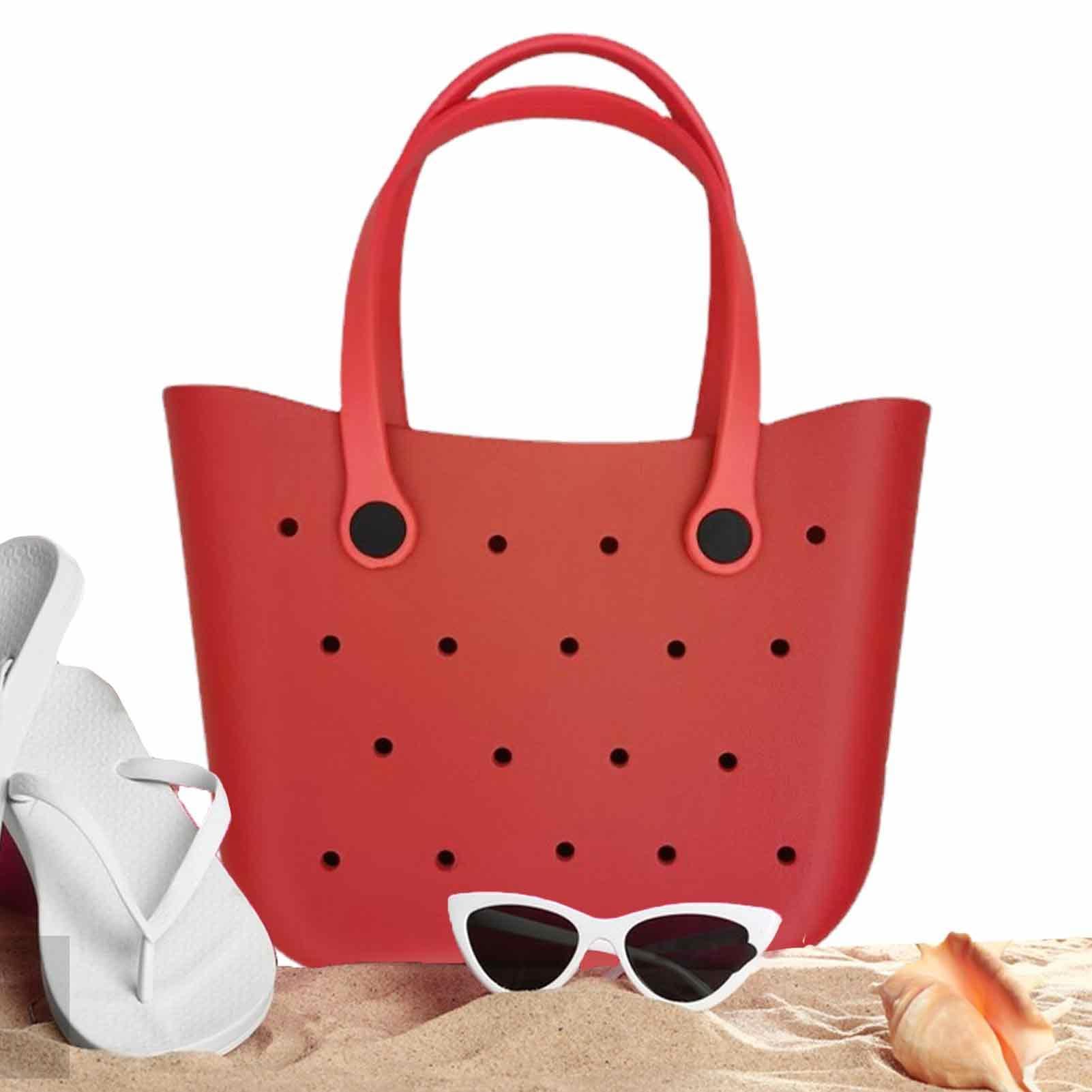 Eva wasserdichte übergroße Einkaufstasche - Sandfest, offene Tasche | Strand-Pool-Sport Leichte und waschbare Reisetasche Große Anti-Kipp-Tasche, Sporttasche