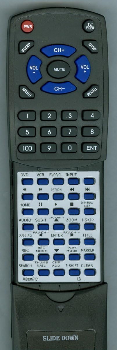 Replacement Remote Control for LG RC897T, AKB36097101