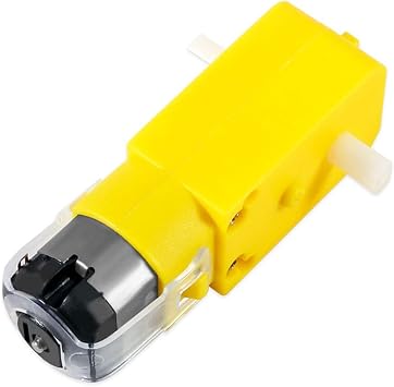 Hobby Torque Dual Shaft DC Motor, Double Shaft DC Gear Motor, DC 3V-12V Electric Motor for Robot Smart Car Toys DIY Model Engine Science