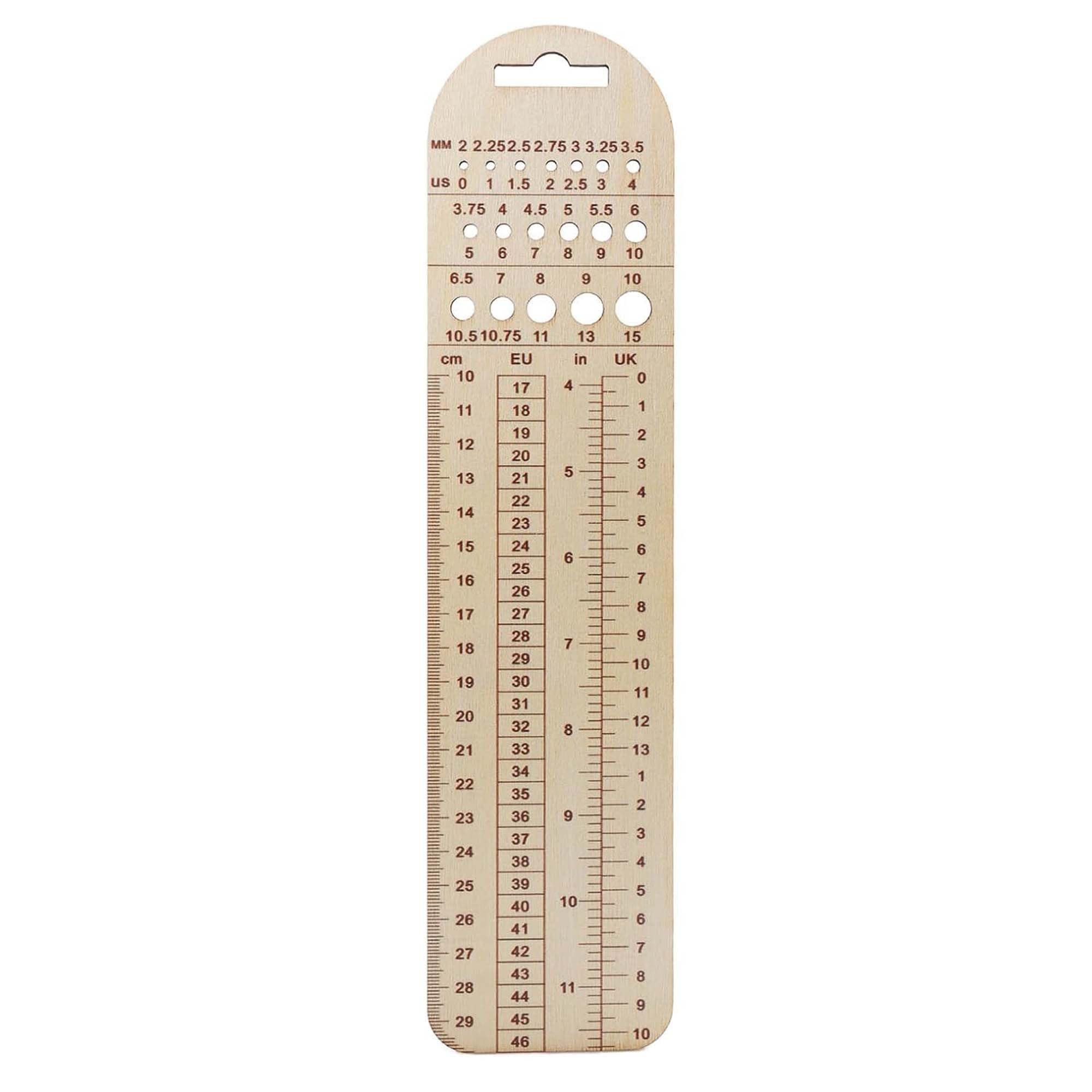 Tukeva Colour B Sock Ruler Sock Blocker Made For Knitting Sock Boards Stocking Knitting Shapes Crochet Size Measurement Sock Blocker Made For Knitting Sock Ruler For Knitted Socks (Colour B)