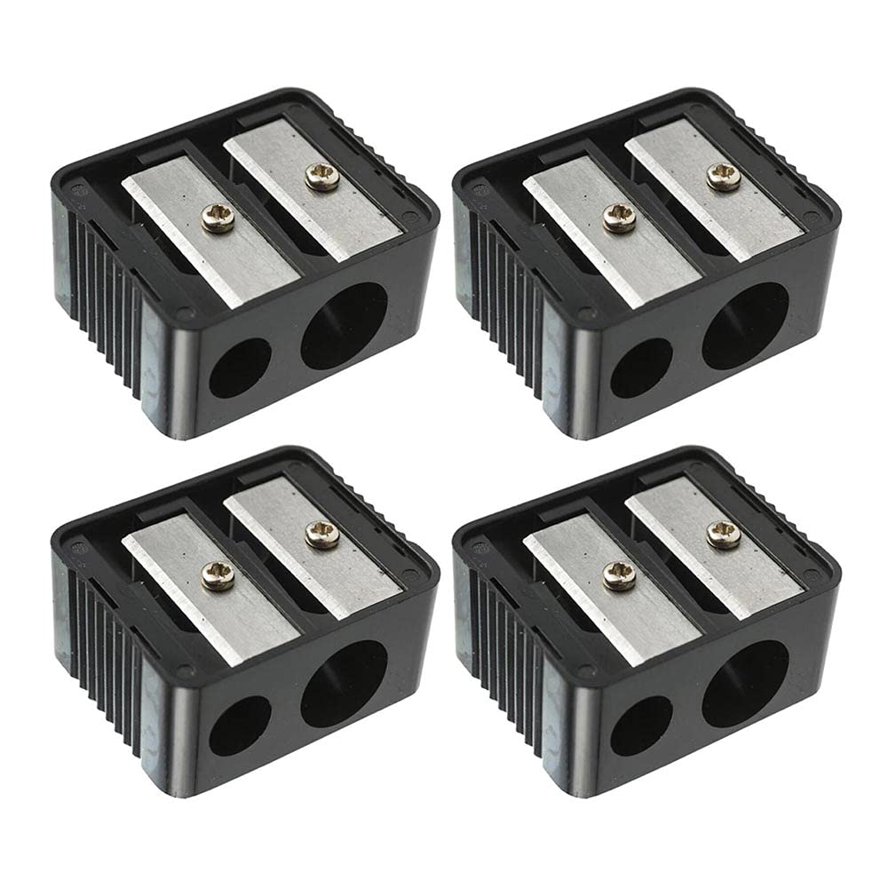 4 PCS Makeup Pencil Sharpener Dual Compact Infallible Eye Tool Eyeliner Lip Line