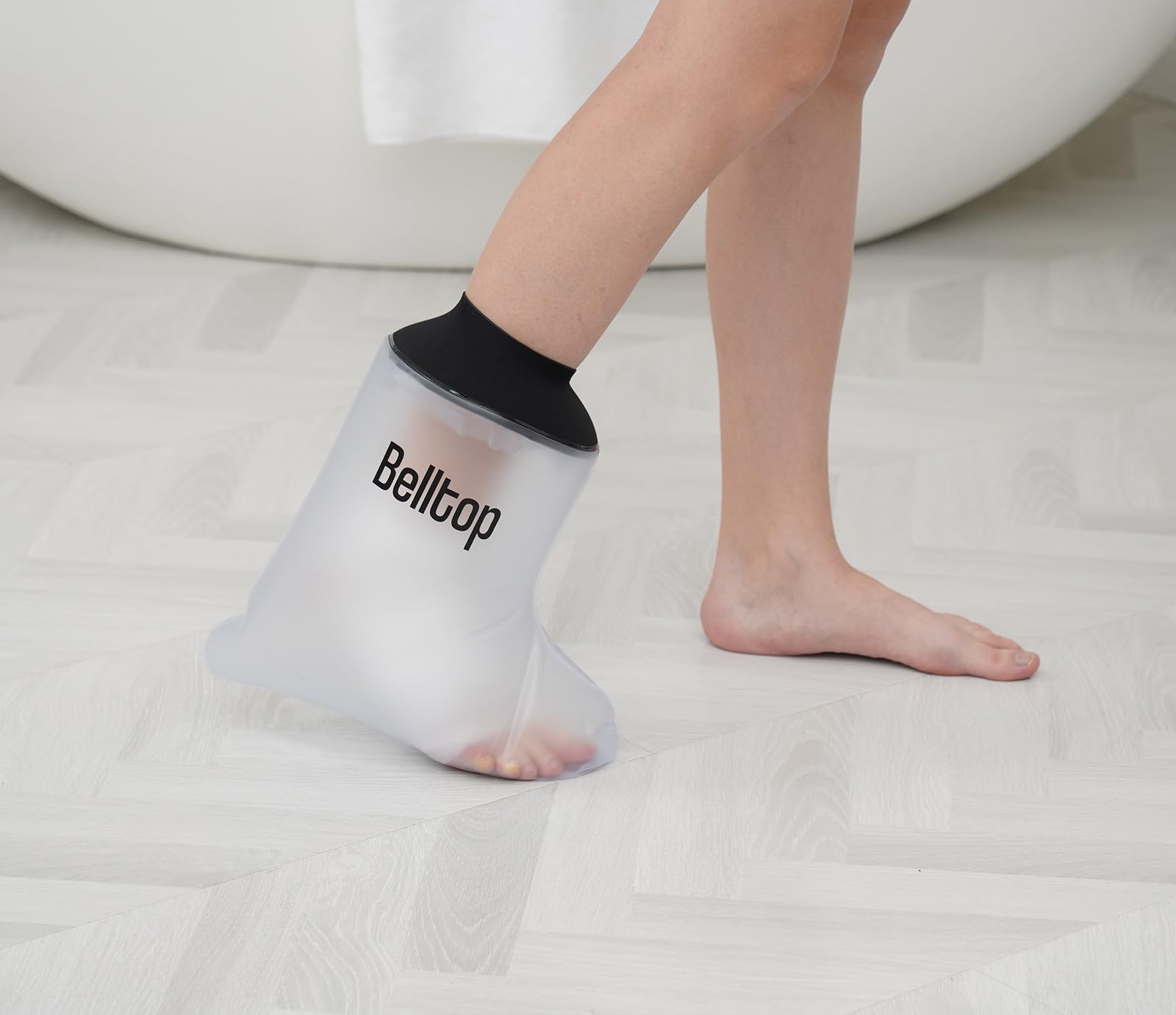 Protège-plâtre pied. Protection Douche 100% étanche. Protecteur de bandage pour ankle. Protège-plâtre jambe antidérapante . Protection plâtre réutilisable. Sac douche plâtre pour Blessures- Adulte