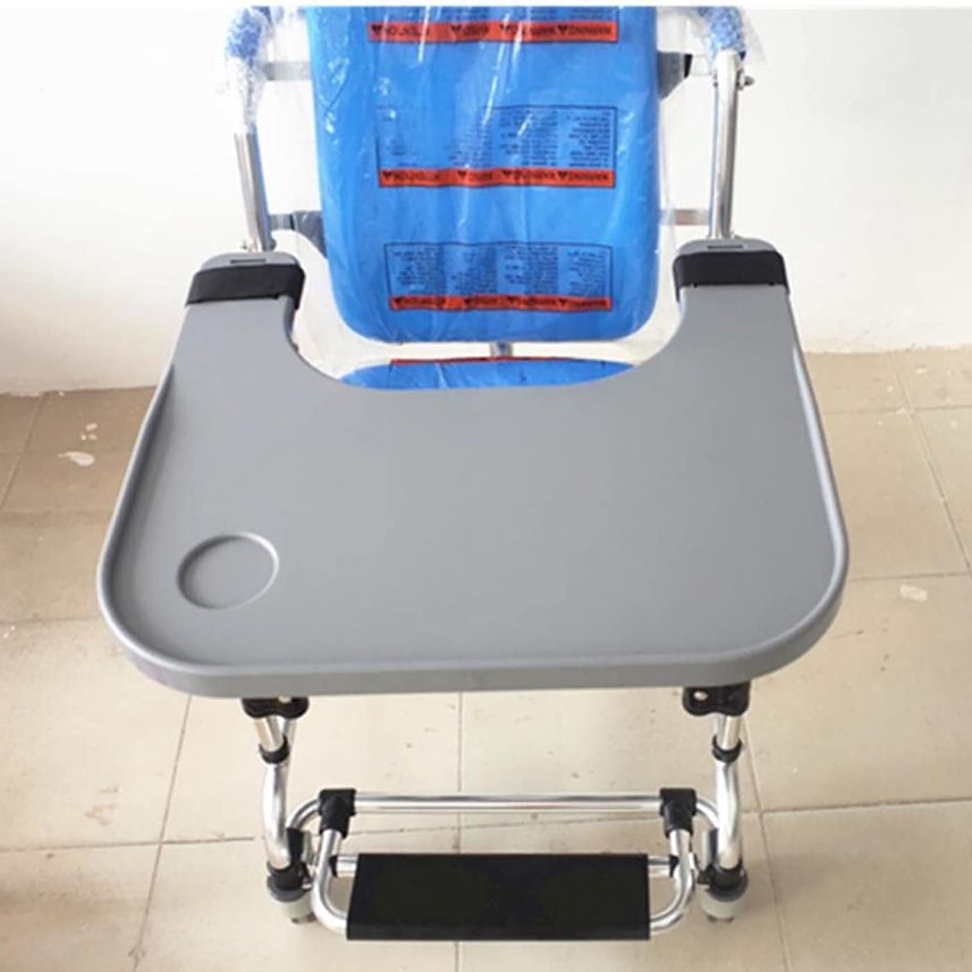 Winter Tavolino per Sedia a Rotelle con Portabicchieri Accessori Sedia a rotelle, Stabile Leggero Mangiare e Scrivere Aiuto, Facile smontaggio