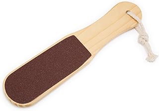 wilma SECRET Wooden Foot File - Corn and Callus Remover for Feet - Dead Skin Exfoliator,Sander,Scrubber Filer Pedicure Rasp Tool for Wet + Dry Emery Board for Feet and Cracked Heel File Scraper