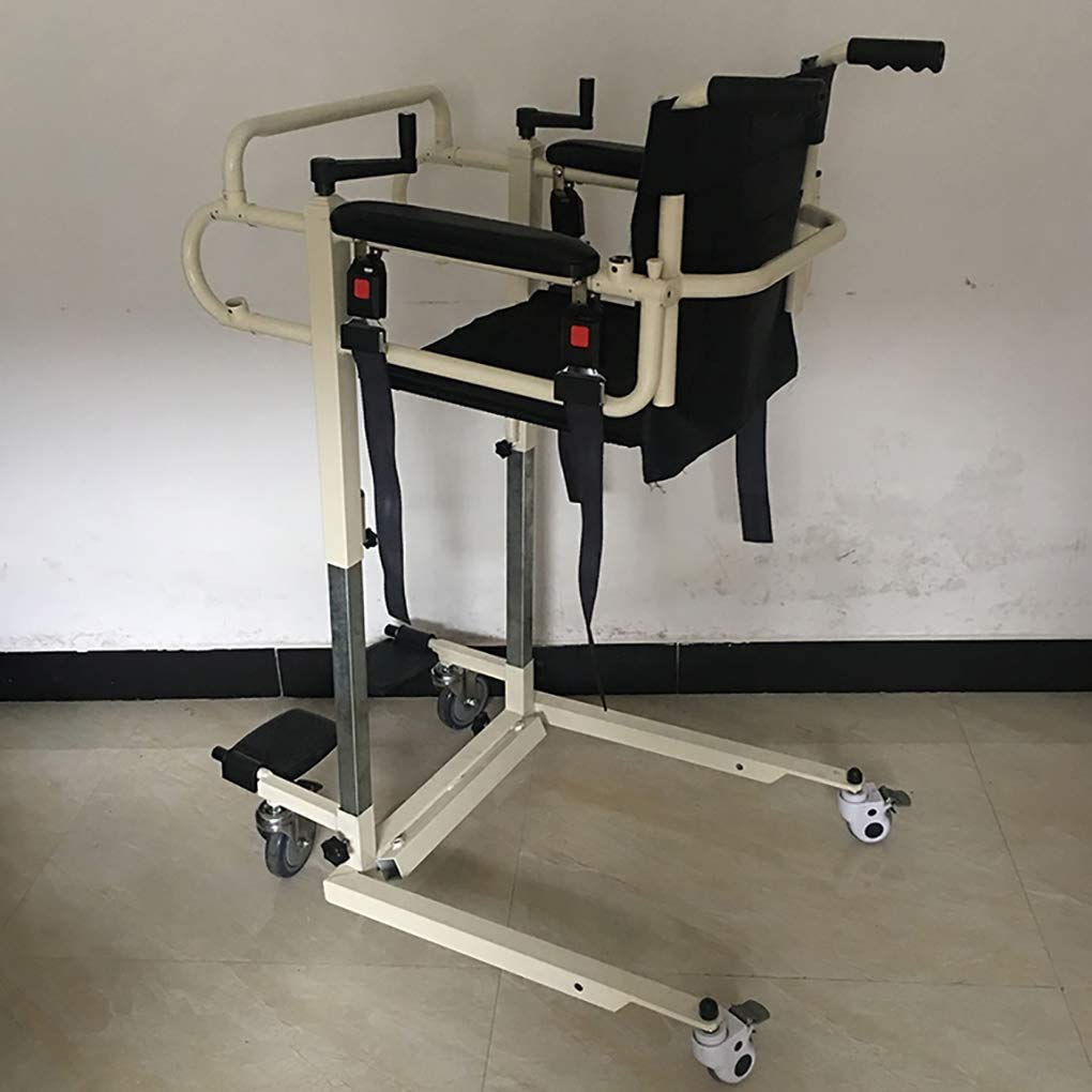 Sollevatore per DISABILI Manualmente-Cambio per Infermieristica Pazienti Disabili-Macchina di Sollevamento con Funzione Telescopica