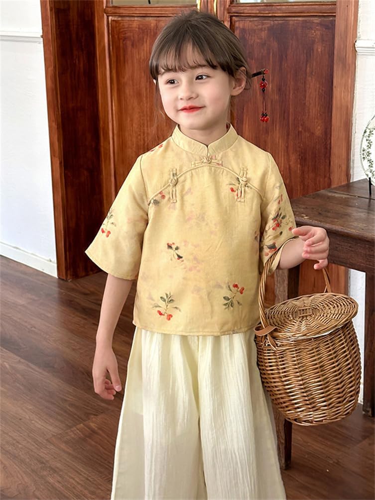 ハンドメイドオーダーメイド子供服 フレアシャツセットアップ Amazon | [BLZXIAN] 子供服 セットアップ 女の子 中華風シャツ