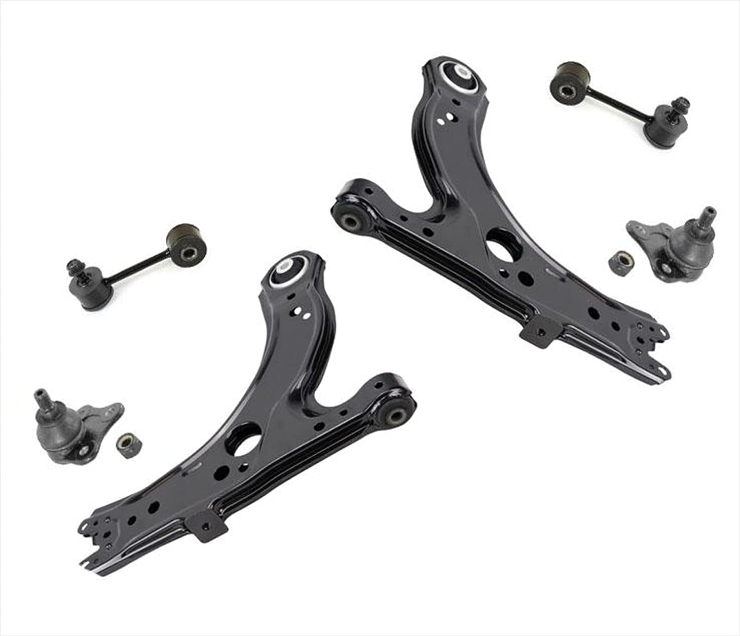 Lower Control Arms Ball Joints Sway Bar Links Replacement Part For Volkswagon Jetta 2001-2004