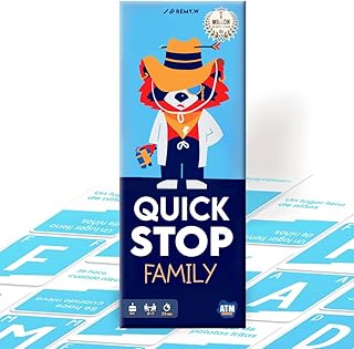Comprar Quickstop Family - Juegos de Mesa en Familia - Dinámico y Divertido para Niños y Adultos a Partir de 6 años - Entretenimiento Familiar sin Pantallas - Regalo Original para Padres y Niños
