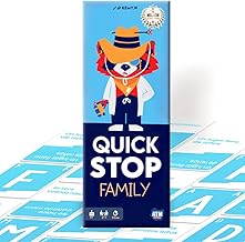 Quickstop Family - Family Board Games - Dynamic and Fun for Children and Adults from 6 Years Old - Screen-Free Family Entertainment - Original Gift for Parents and Children